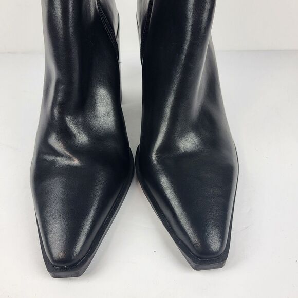 Steve Madden SILVEE Women Boot Bootie Pointed Toe Black Zip Size 10M - Picture 6 of 13